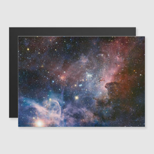 Red & Blue Carina Nebula Hubble Telescope Magnetkarte