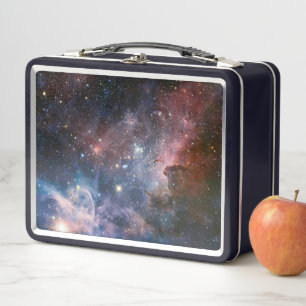 Red & Blue Carina Nebula Hubble Telescope Metall Brotdose