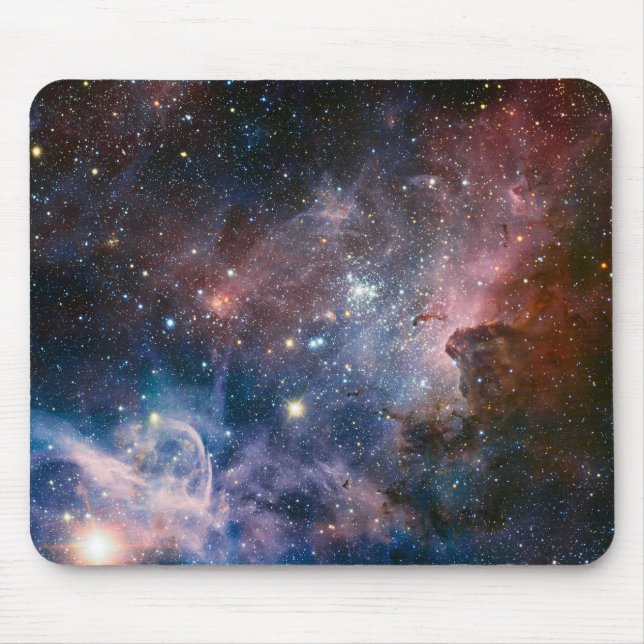 Red & Blue Carina Nebula Hubble Telescope Mousepad (Vorne)