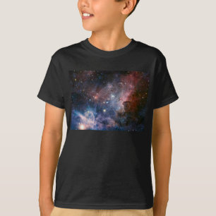 Red & Blue Carina Nebula Hubble Telescope T-Shirt