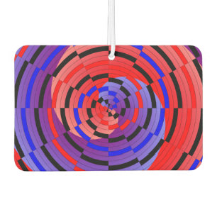 Red & Blue Counter Spiral von Kenneth Yoncich Autolufterfrischer