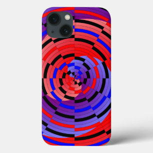 Red & Blue Counter Spiral von Kenneth Yoncich title_seo2