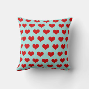 Red Blue Niedlich Cosy Moderne Romantische Herzlic Kissen