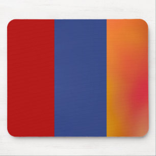 Red Blue Orange Mouse Pad Mousepad