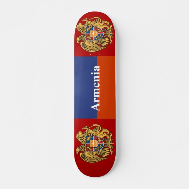 Red Blue Orange Skateboard (Vorne)