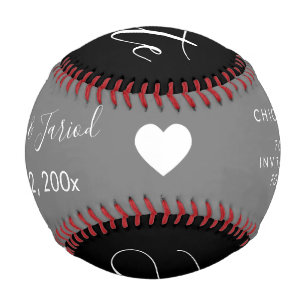 Red Blue Script Heart Speichern Sie die Daten   Baseball