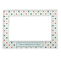 Red Blue Star Dot Line Geometrischer Mustername