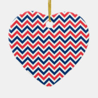 Red Blue White Zig Zag Lines Geometric Baseball