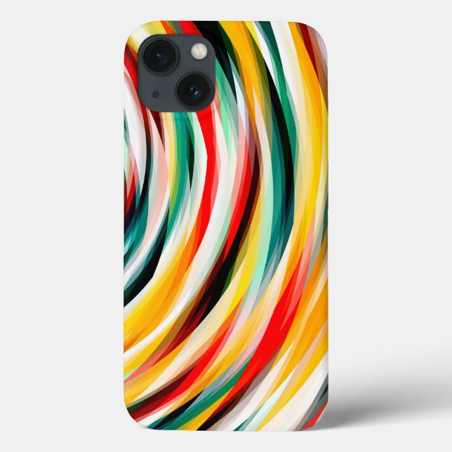 Red Blue Yellow Black Case-Mate iPhone Hülle (Rückseite)