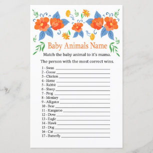 Red Blume Baby Animes Name Game