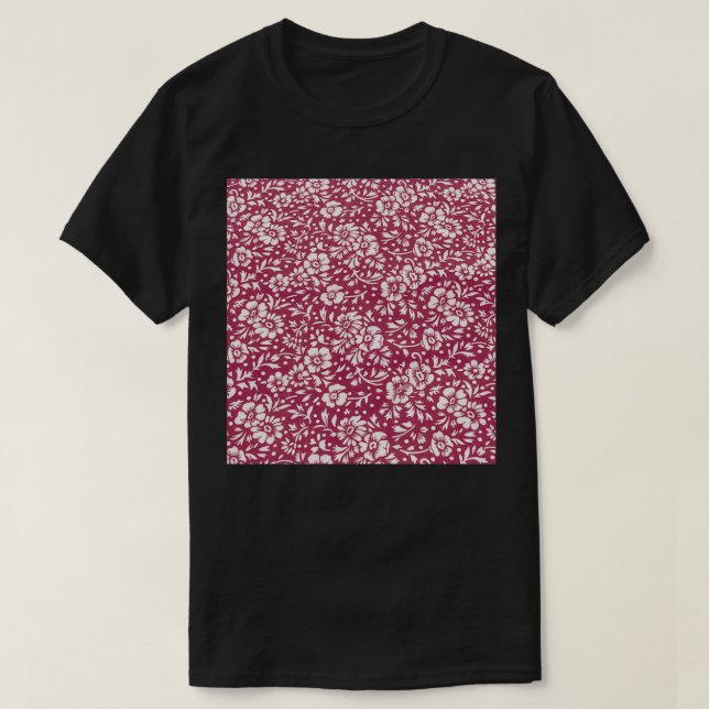 Red Blume Design T-Shirt (Design vorne)