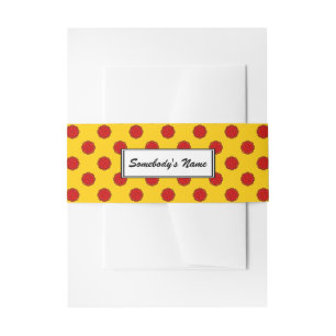 Red Blume Ribbon (Pers) von Kenneth Yoncich Einladungsbanderole