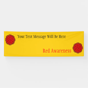 Red Blume Ribbon von Kenneth Yoncich Banner