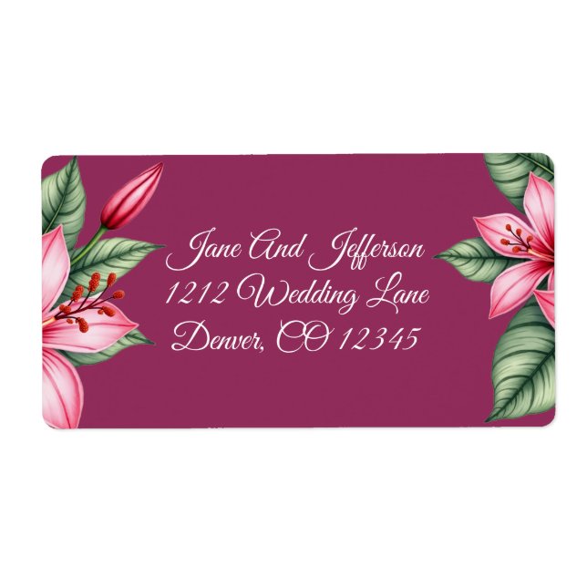 Red Blush Pink Floral (Vorne)