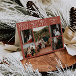 Red Boho Polka Dot Weihnachten faltete fünf Fotos<br><div class="desc">Diese rot-böhmische Polka dot weihnachtlich gefaltete 5-Foto-Urlaubskarte ist perfekt für Ihren modernen böhmischen Landgasthof-inspiriert Urlaub Gruß. Der klassische rustikale, aber feine handgezeichnet Schriftart verleiht ihm einen erdigen Vintagen Look und behalte ihn niedlich und einfach. Die Polka-Punkte kommen in Erdtönen wie Rot, Salbei, Rosa, Rosa, Terrakotta, Rost und Bräune. Das Design...</div>