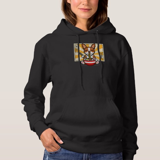 Red Boston Terrier Hoodie (Vorderseite)