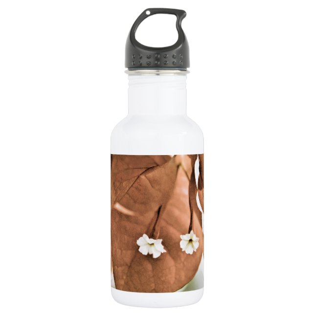 Red Bougainvillea Trinkflasche (Vorderseite)