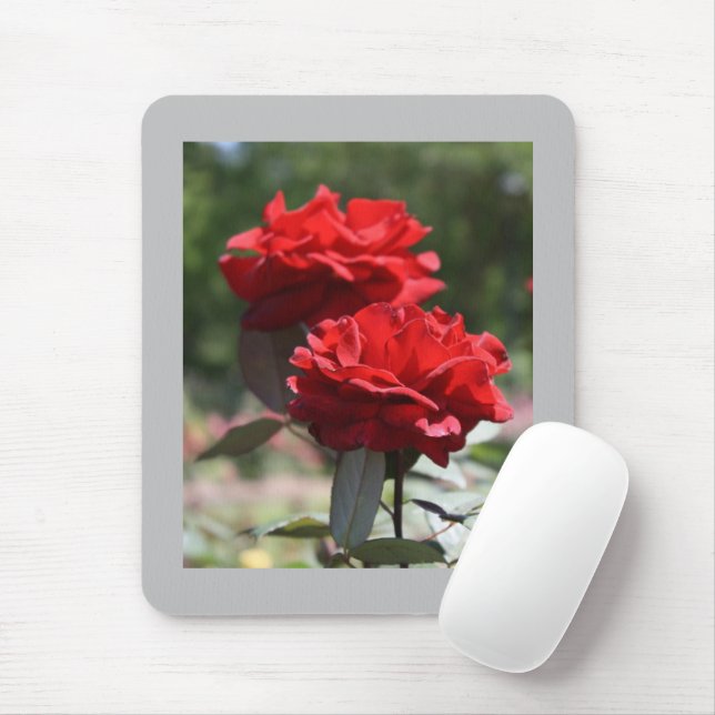 Red Bouquet Mousepad (Mit Mouse)