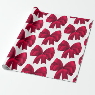 Red Bow  Geschenkpapier