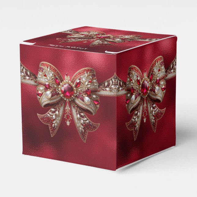 Red Bow Holiday Geschenkboxen Geschenkschachtel (Vorderseite)