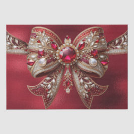 Red Bow Holiday Tissue Paper Seidenpapier