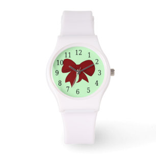 Red Bow Watch Armbanduhr