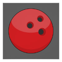 Red Bowling Ball