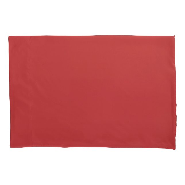 Red Breathable & Cooling Sheets - Hotel Luxus Kissenbezug (Vorderseite)
