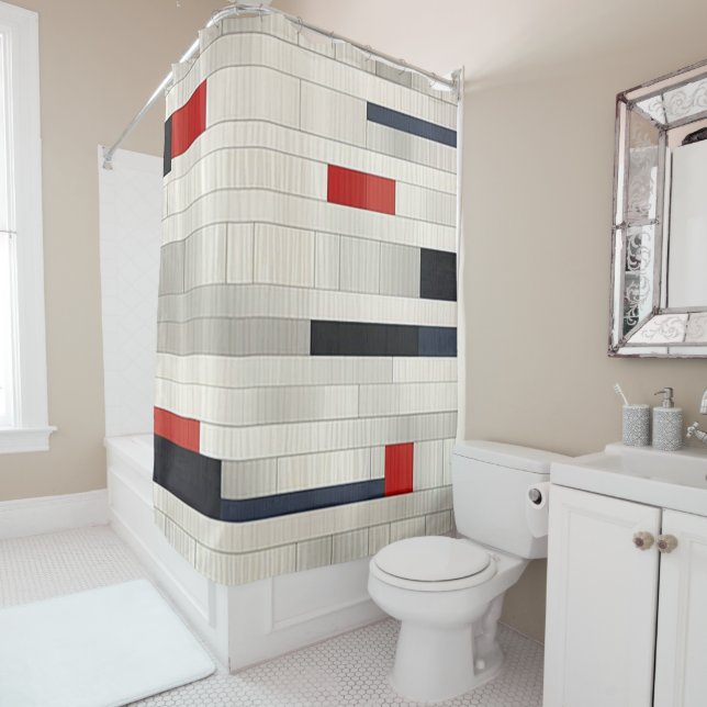 Red Brick Duschvorhang (Beispiel)