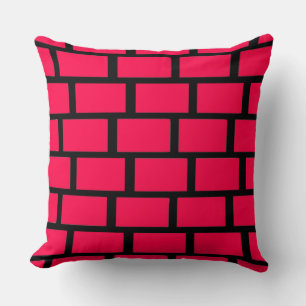 RED BRICK WALL KISSEN