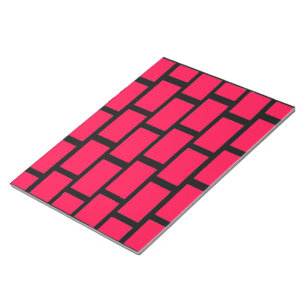 RED BRICK WALL NOTIZBLOCK