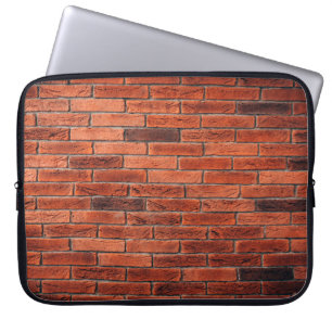 Red brick wall texture grunge backgroundbrick,wall laptopschutzhülle