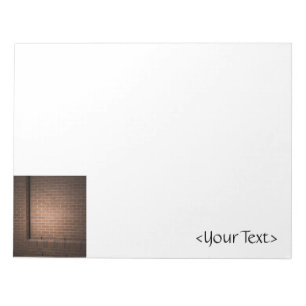 Red Brick Wall texturiert Notizblock