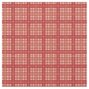 Red Bright Gingham Kariert Tartan Stoff