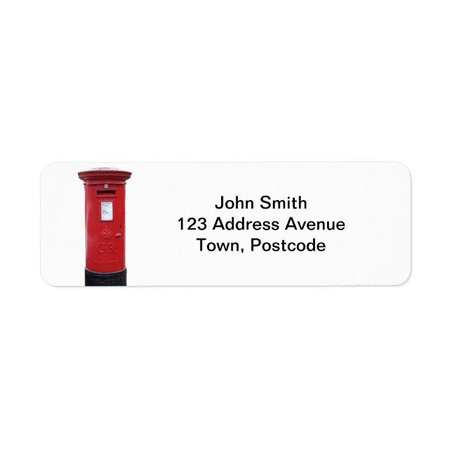 Red British Post Box (Vorne)