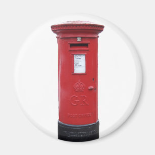 Red British Post Box Magnet