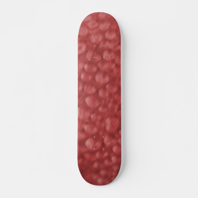 Red Bubbles Skateboard (Vorne)