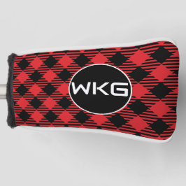 Red Buffa Karierte, kundenspezifische Golf Blade P Golf Headcover