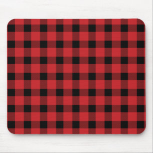 Red Buffalo Country Lumberjack Kariert Mousepad