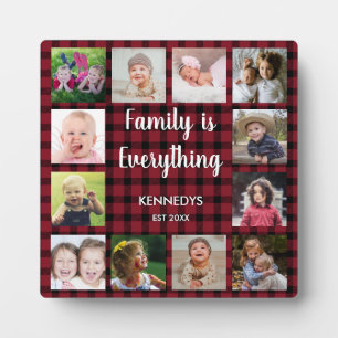 Red Buffalo Kariert 12 Foto Collage Family Fotoplatte