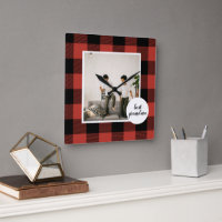 Red Buffalo Kariert Bestes Grandma-Geschenk mit Fo