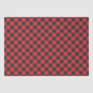 Red Buffalo Kariert Checkered Seidenpapier