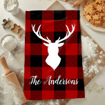 Red Buffalo Kariert & Deer | Geschenk für persönli Geschirrtuch<br><div class="desc">Genießen Sie den rustikalen Charme des großen Outdoor mit unserem Red Buffalo Kariert & Deer Personalisierten Name Geschenk! Egal ob Sie selbst einkaufen wollen oder nach einem nachdenklichen Geschenk suchen,  dieses Design bringt jedem Anlass eine Touch Wildnis.</div>
