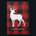 Red Buffalo Kariert & Deer | Geschenk für persönli Geschirrtuch<br><div class="desc">Genießen Sie den rustikalen Charme des großen Outdoor mit unserem Red Buffalo Kariert & Deer Personalisierten Name Geschenk! Egal ob Sie selbst einkaufen wollen oder nach einem nachdenklichen Geschenk suchen,  dieses Design bringt jedem Anlass eine Touch Wildnis.</div>