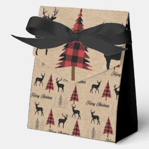 Red Buffalo Kariert & Frohe Weihnachtslandschaften Geschenkschachtel