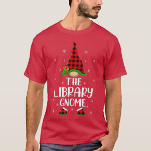 Red Buffalo Kariert Match The Library Gnome Chris T-Shirt