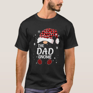 Red Buffalo Kariert Matching The Vater Gnome Weihn T-Shirt