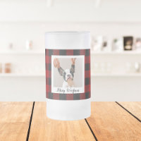 Red Buffalo Kariert & Merry Woofmas mit Hund-Foto