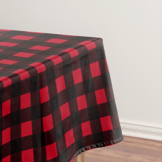 Red Buffalo Kariert Tischdecke (Beispiel)