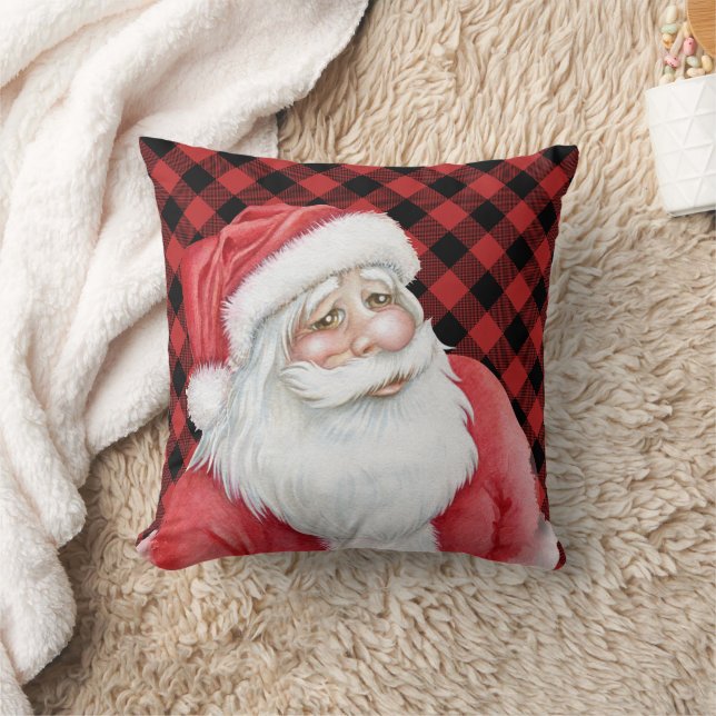 Red Buffalo Kariert und Santa Claus Kissen (Decke)